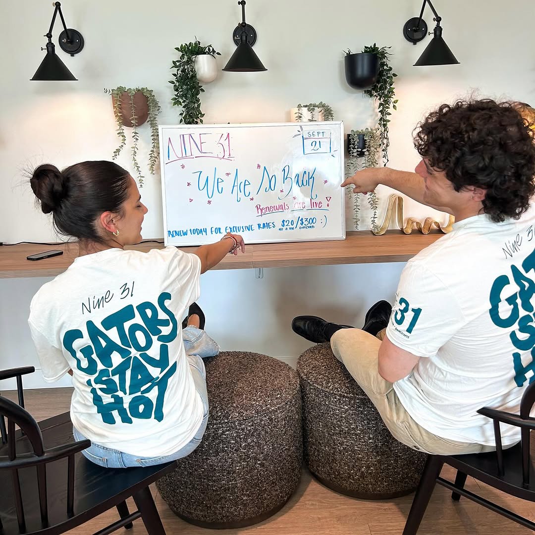 Do you love living at NINE31? We're about to be sooo back\u2026\n\n\ud83d\udd04 Renewal season is officially launched - with exclusive pricing and specials available ONLY to current residents \u2728 \n\n\u27a1\ufe0f$300 gift card OR\n\u27a1\ufe0f$20\/month off \n\n\u27a1\ufe0fFor the first 20 residents who renew their lease! \u2764\ufe0f\u200d\ud83d\udd25\n\nRenew before the deadline on September 21st for preferred pricing and guaranteed room placement!\n\n*2x2, 4x4, 4x4 Suite, 5x5 floorplans only \n\n