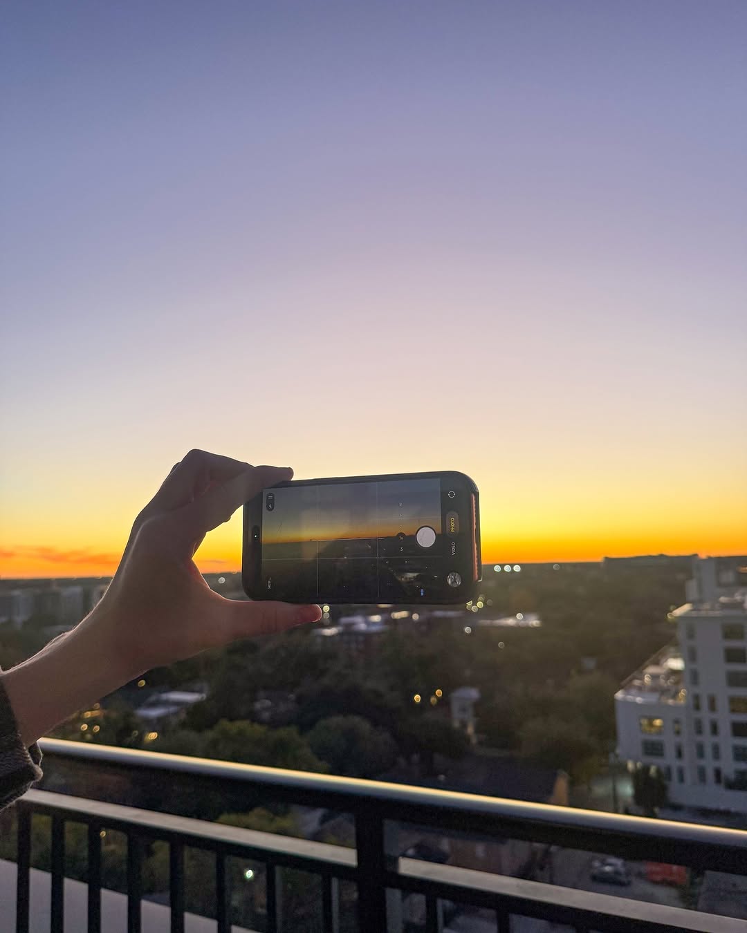 Sunset above University Ave - golden hour views at NINE31 \ud83c\udf06\n\n