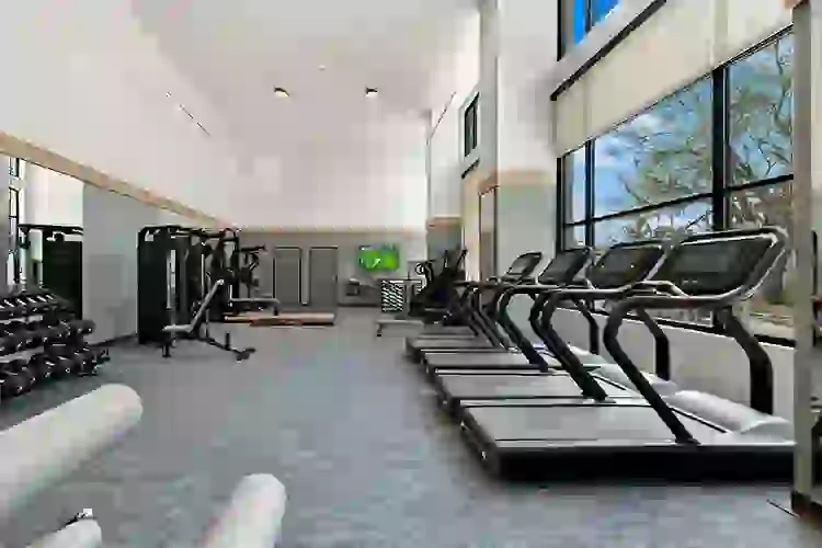 Bulk up or trim down day or night in the 24-hour fitness center